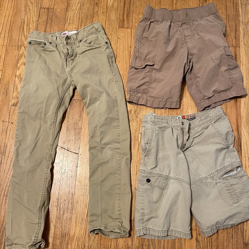 Boys medium size khaki bundle